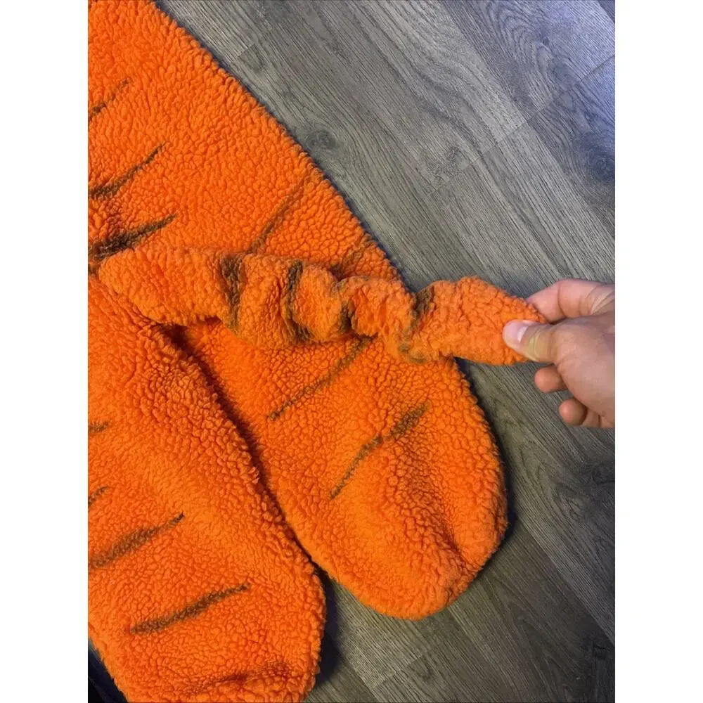 Vintage Disney Store Tigger Costume Baby 2T-4T Plush Sherpa Fleece Jumpsuit 90s